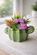 Ceramic Green Cacti Pot