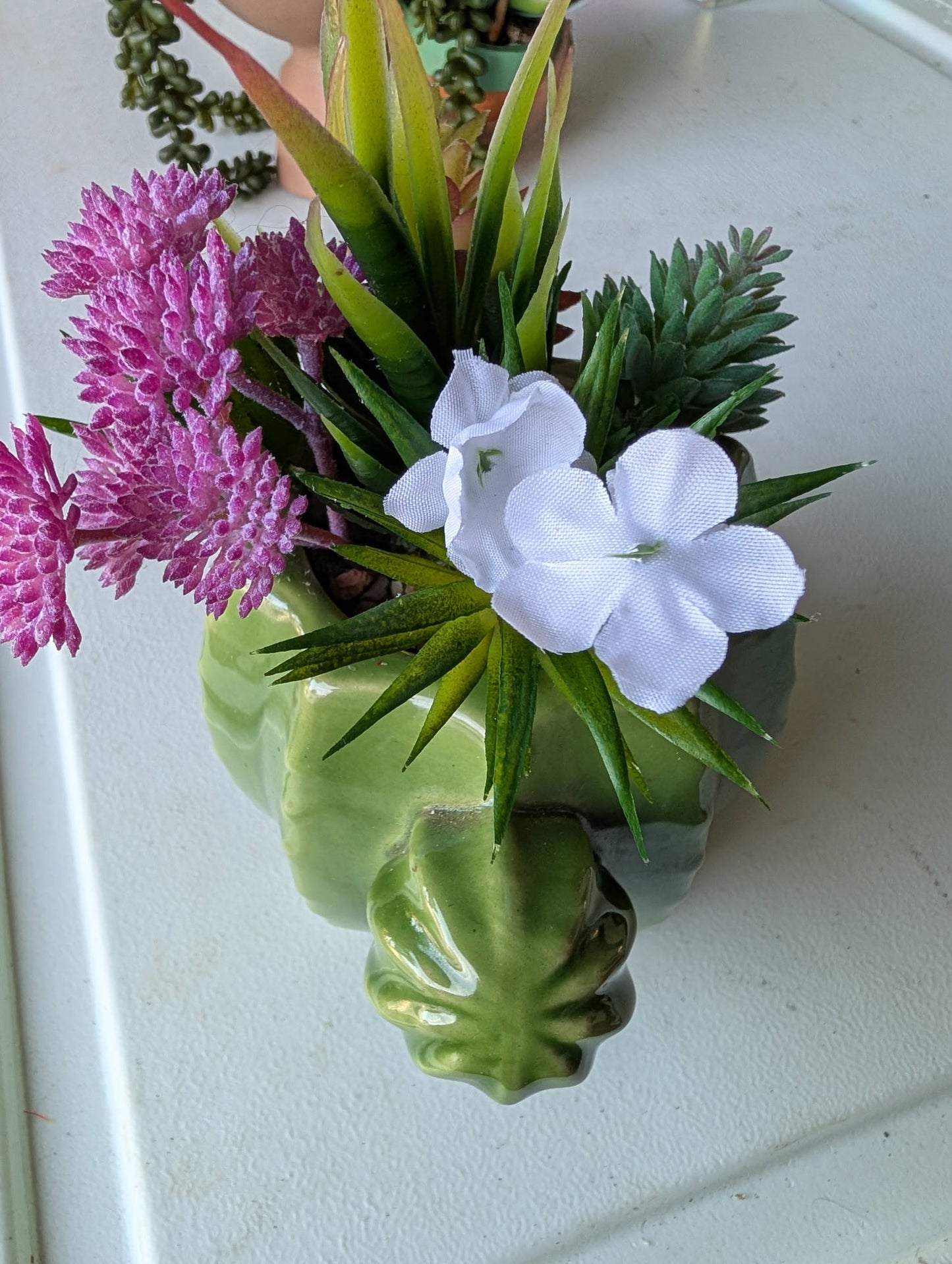 Ceramic Green Cacti Pot