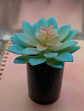 Blue Gradient Faux Succulent